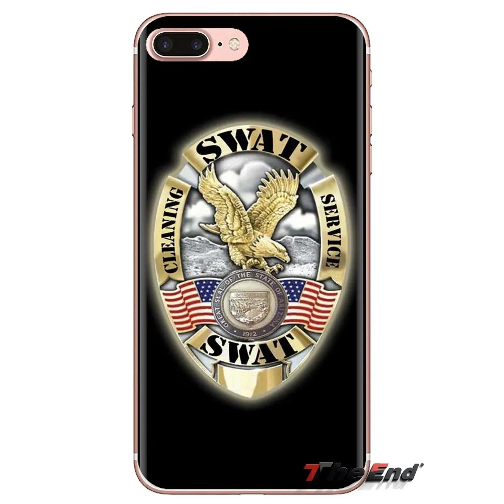 Для LG G3 G4 Mini G5 G6 G7 Q6 Q7 Q8 Q9 V10 V20 V30 X Power 2 3 K10 K4 K8 2017 TPU чехол Чехлы Swat команда логотип