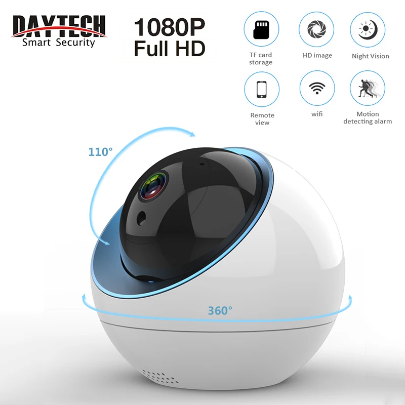 DAYTECH WiFi IP камера безопасности CCTV монитор беспроводная мини P2P двухсторонняя аудио