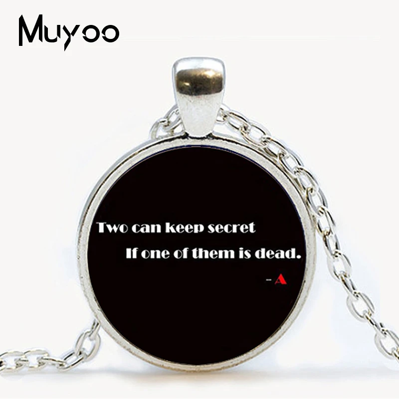 HK-005, медная цепочка с логотипом Pretty little liars, женское колье, штатное мужское Т-образное медное колье-подвеска для мужчин, аксессуары для одежды HZ1