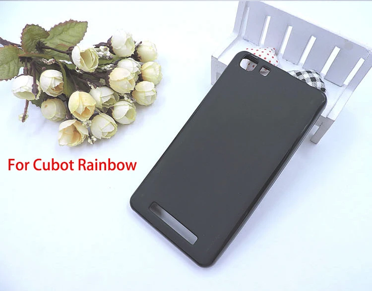 Для Cubot Rainbow Чехол Силиконовый мягкий ТПУ ультратонкий прозрачный