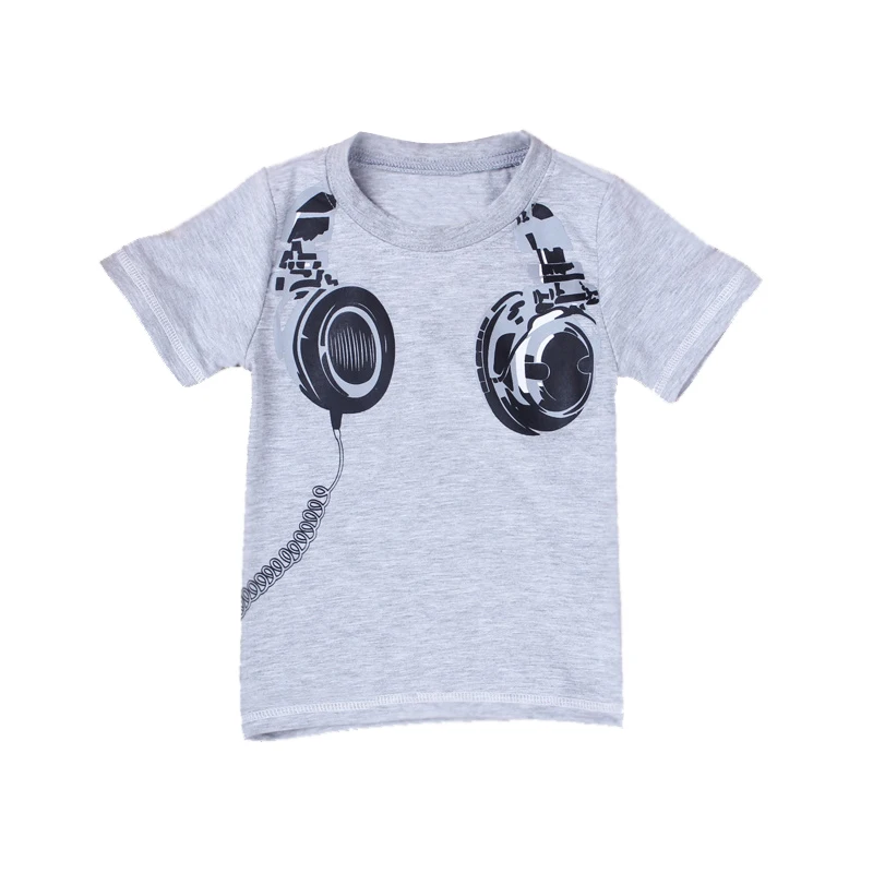 Летние хлопковые футболки для мальчиков детская футболка с короткими рукавами
