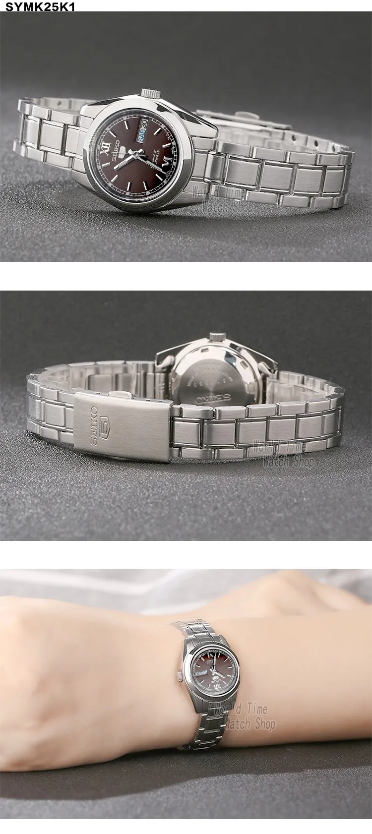 Seiko, женские часы, 5 автоматических часов, женские, Топ бренд, Роскошные, водонепроницаемые, подарки, часы, часы, reloj mujer montre femmeSYMD87