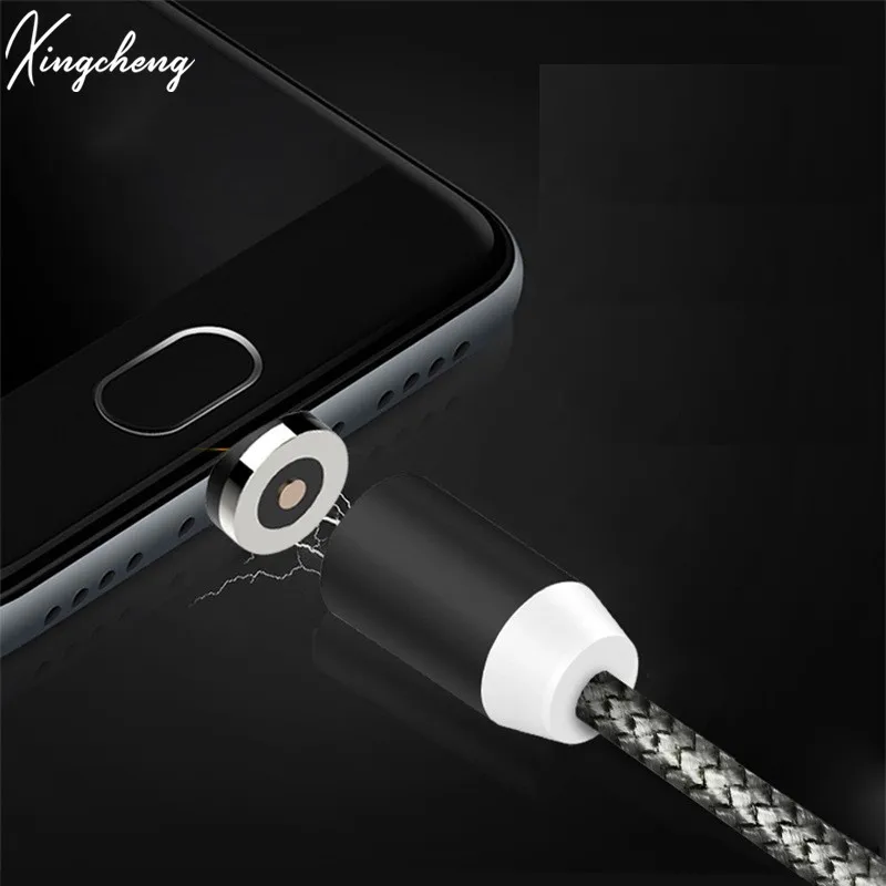 Micro USB кабель Магнитная Зарядное устройство для Xiaomi huawei Android мобильный телефон type c