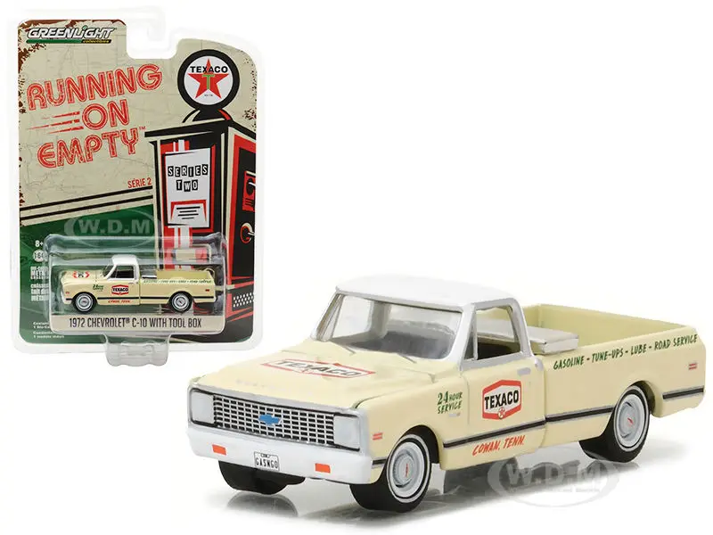 GL 1: 64 1972 CHEVROLET C10 пикап с ящиком для инструментов сплав модель автомобиля литья под давлением металлические игрушки подарок на день рождения для детей мальчик