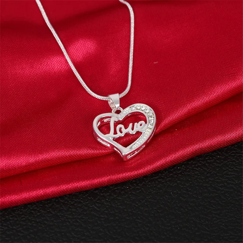 1 шт. подвеска в форме сердца для женщин тонкая цепочка Очаровательное украшение