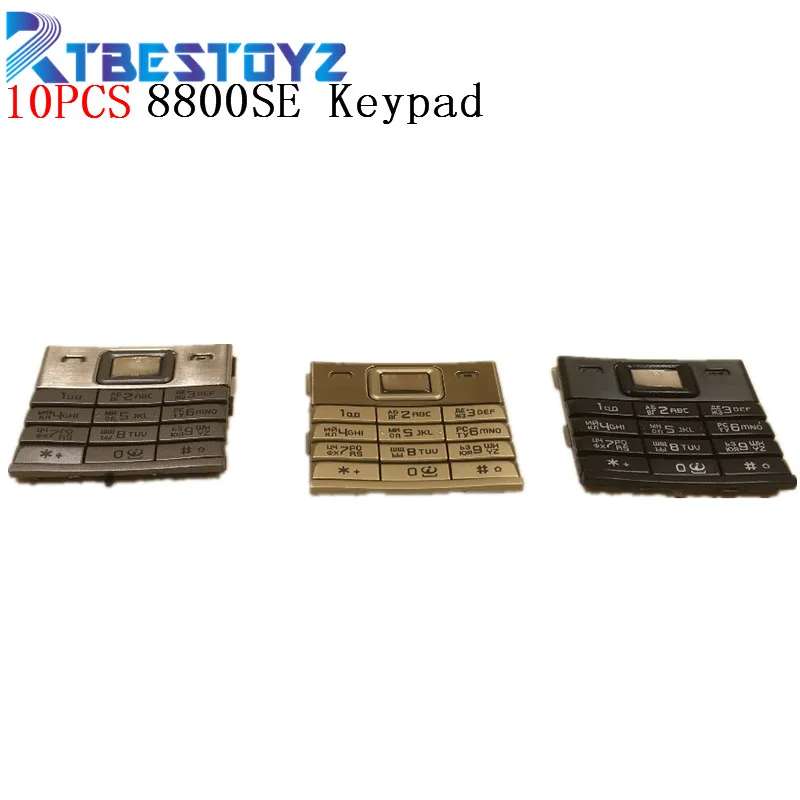 RTBESTOYZ 10 шт./лот для Nokia 8800SE сменная клавиатура 8800 Sirocco Edition русская английская