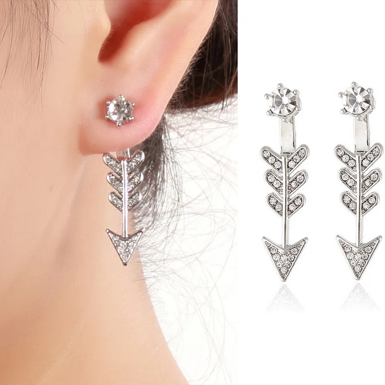 Новые модные высококачественные уникальные серьги стрелки Купидона для женщин и