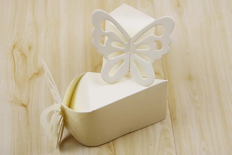 10 шт./компл. Любовь Бабочка вечерние свадебные кареты Baby Shower сувениры подарок коробка сладостей Лидер продаж