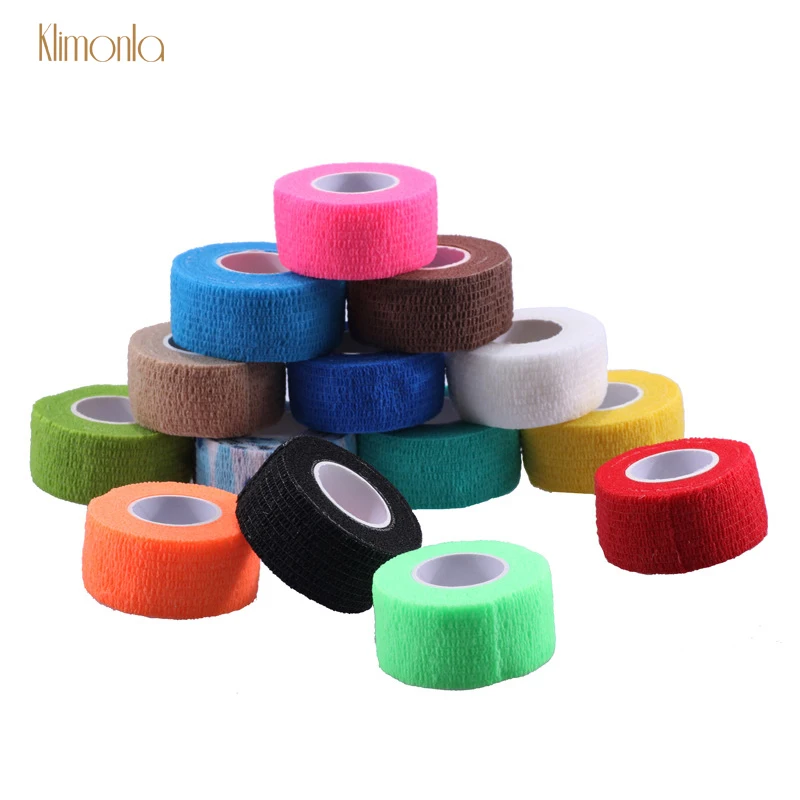 

2 Rolls Self-Adhesive Random Color Nail Polish Remove Bandage Non-woven Skin Care Nail Protect Tapes Manicure Tools