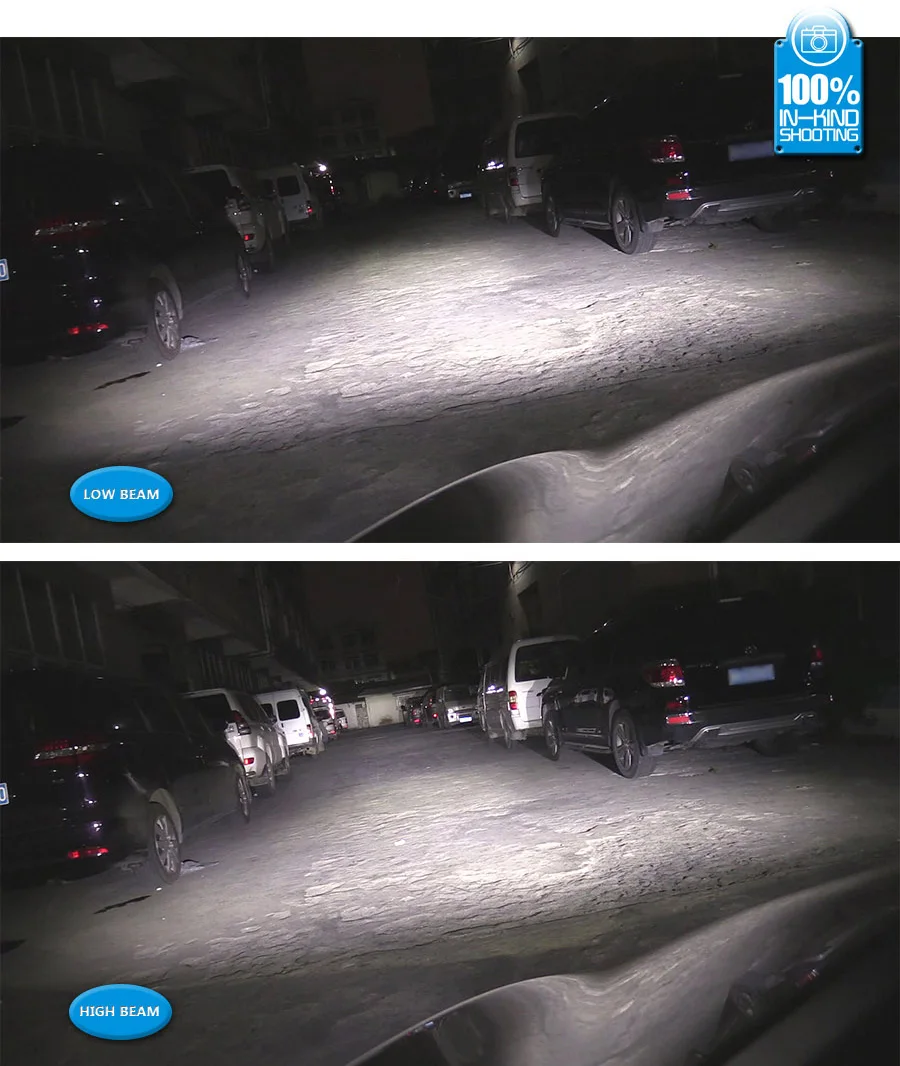 2 шт./компл. 9004 Авто СВЕТОДИОДНЫЕ Фары белый 6000 К LED Автомобилей фара Ксенон туман