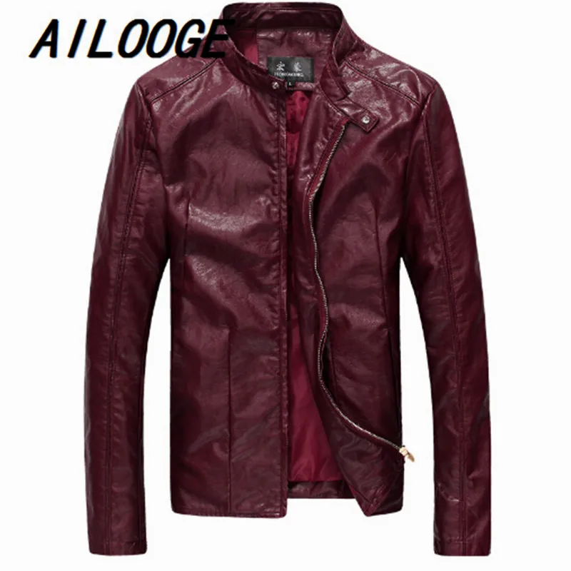 2016 брендовая новая осенне-зимняя мужская куртка из искусственной кожи мужские