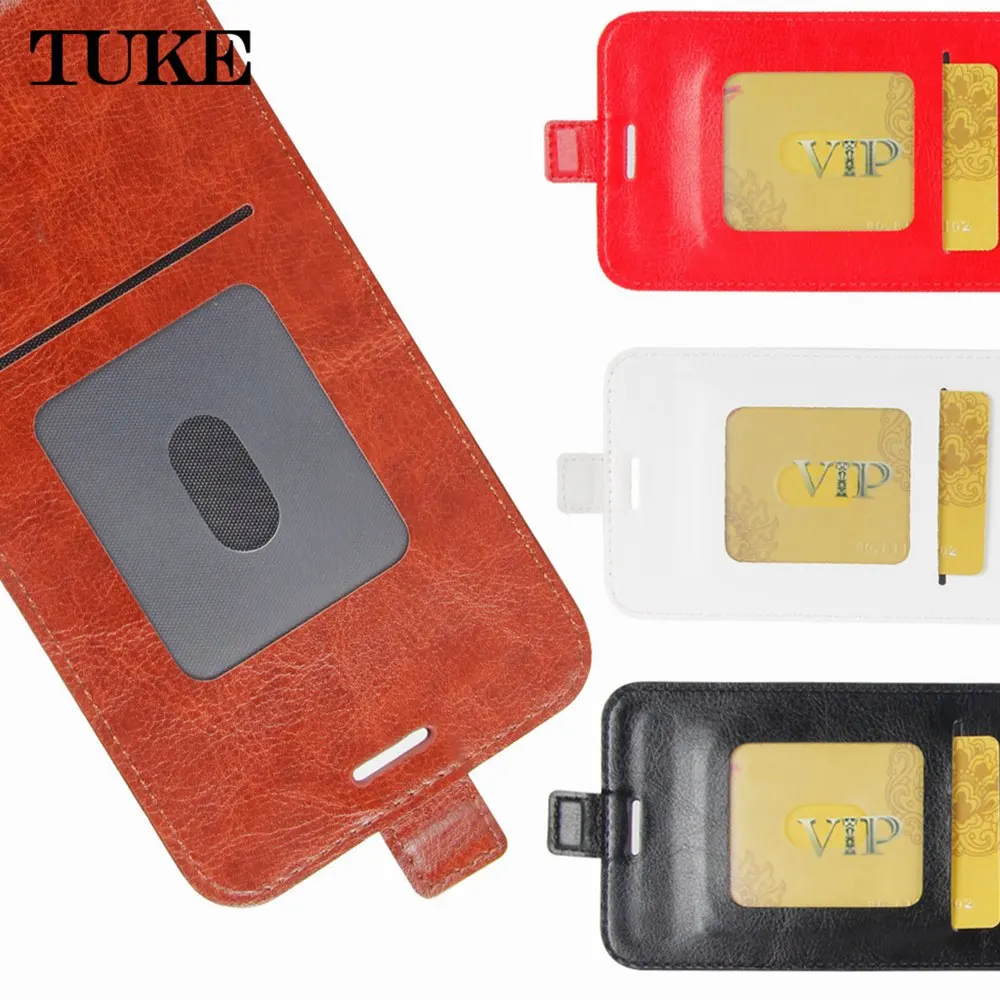 Чехол TUKE из искусственной кожи Защитная задняя флип Обложка ретро модные