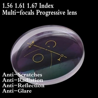 1 56 1 61 1 67 index aspheric multi focal progressive optical prescription eyeglasses lens presbyopia lenses for eye glasses