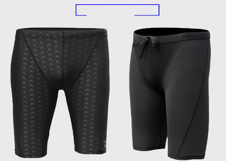 Men Sexy Spandex SwimTrunks Surf Slim Boxer Beach Shorts Summer Nylon Sharkskin Bathing SwimSuit Board Swim Breif Sport SwimWear