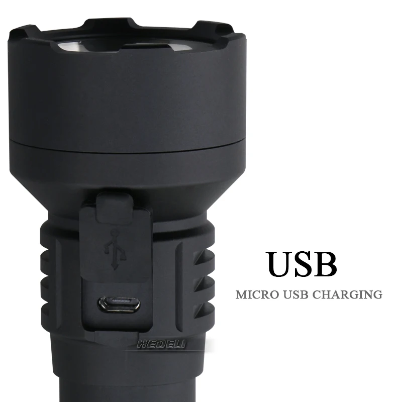 Мощный светодиодный фонарик 5 лм xm l2 фонарь перезаряжаемый usb-фонарик с