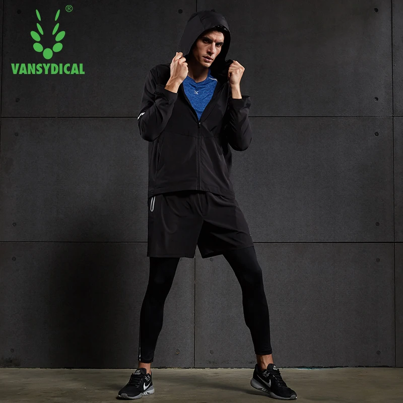 Vansydical мужской зимний спортивный костюм теплые 5 шт. спортивные костюмы мужская