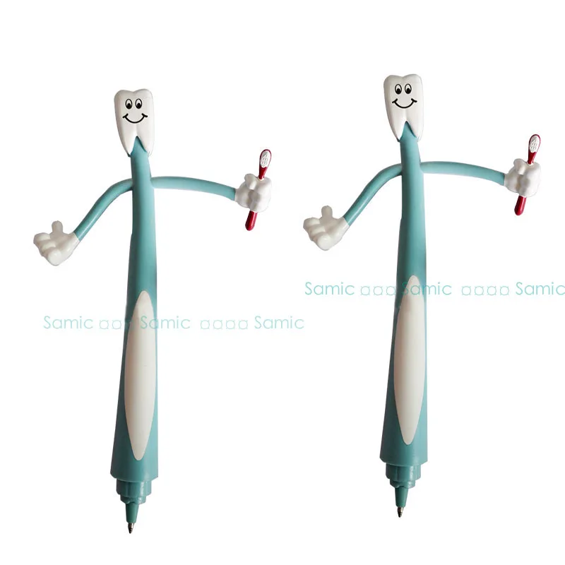 3 шт. стоматологический подарок гнущаяся шариковая ручка стоматологическая