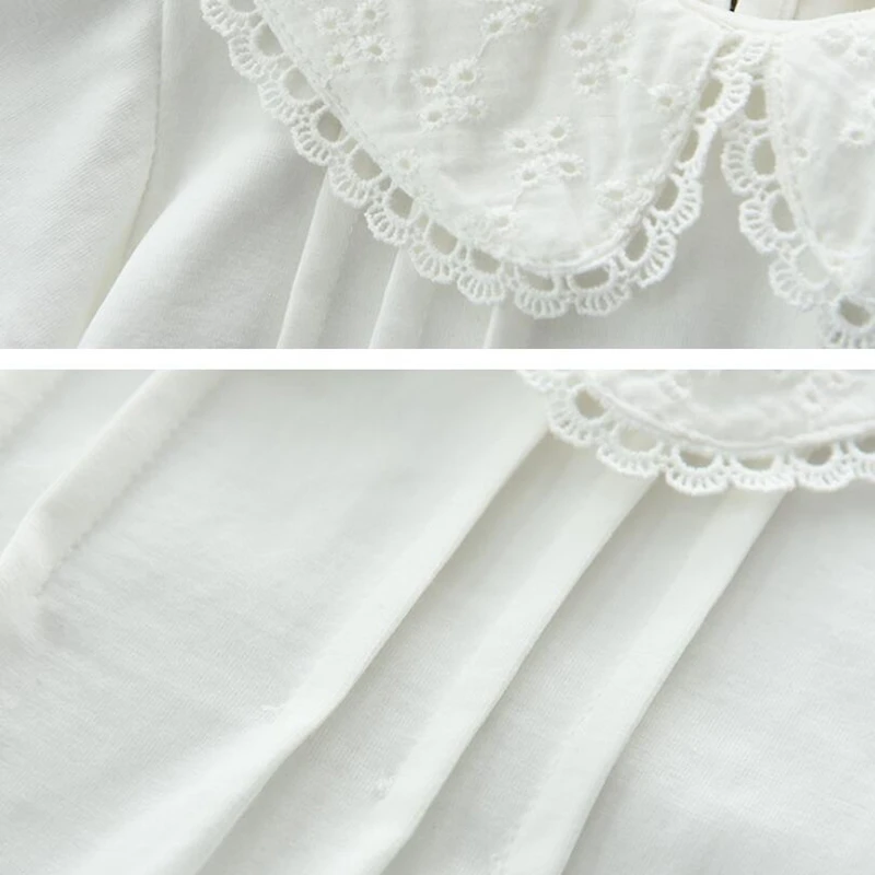 2020 летняя одежда для малышей топы блузка школьниц рубашки детская хлопковая