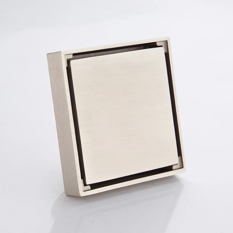 Сливная панель для ванной комнаты черная латунная сливная со скрытой плиткой