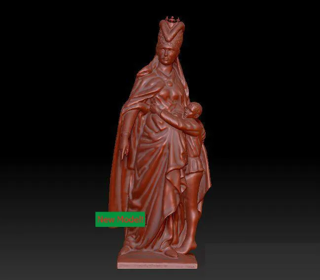 3D модель рельef STL модели формат файлов Богиня милости Маргарет |