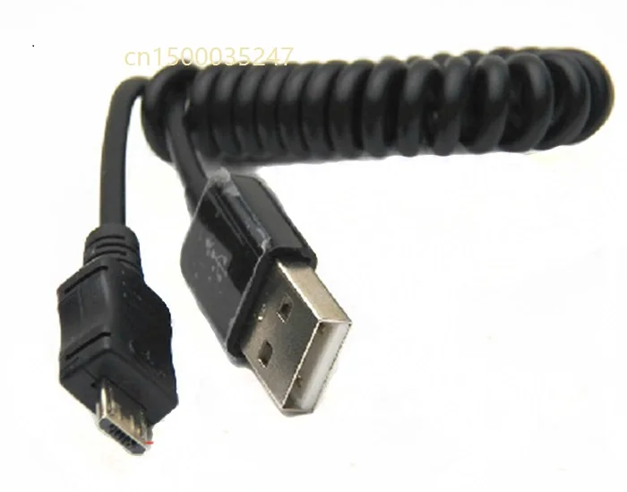 Micro usb Spring charging line Android phone data cable V8 smart retractable | Электроника