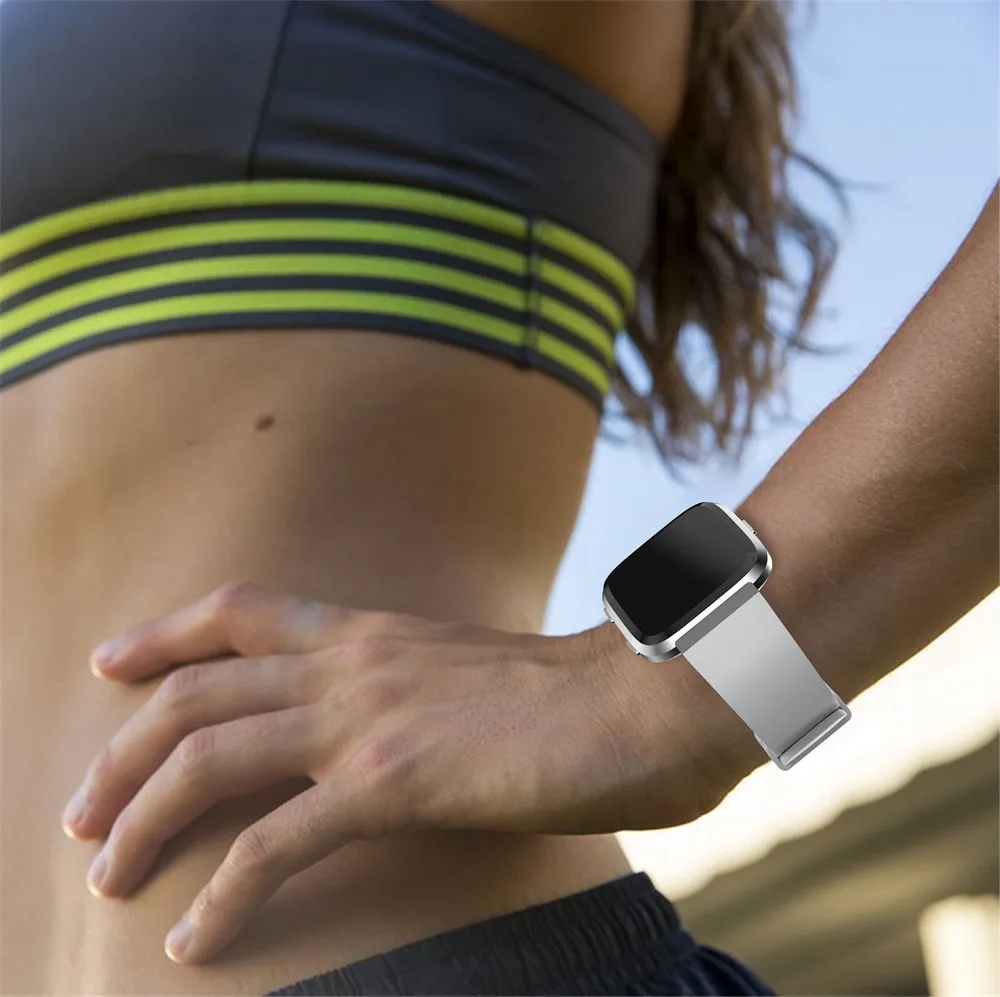 Soft Silicone Replacement Sport Classic Watch Band Strap For Fitbit Versa Smartwatch 6A23 Drop Shipping | Электроника
