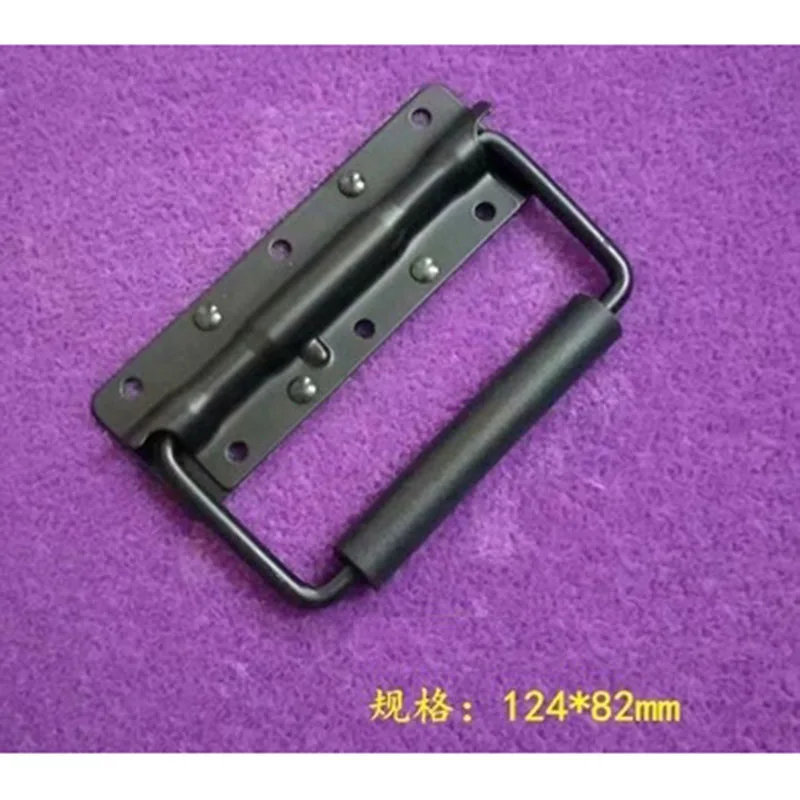 Face mount pull 2 шт./лот, матовый черный чехол для дорожного полета, утопленный шарнир с застежкой, Угловой протектор, пружинный чехол для дорожного движения, комплект оборудования - Цвет: Face mount pull