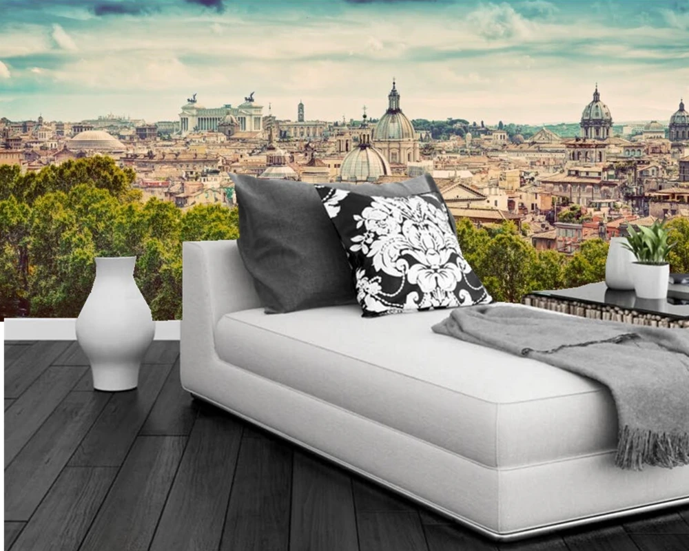 Papel де parede домов в римском стиле Италия купол город фото здание 3d обои для