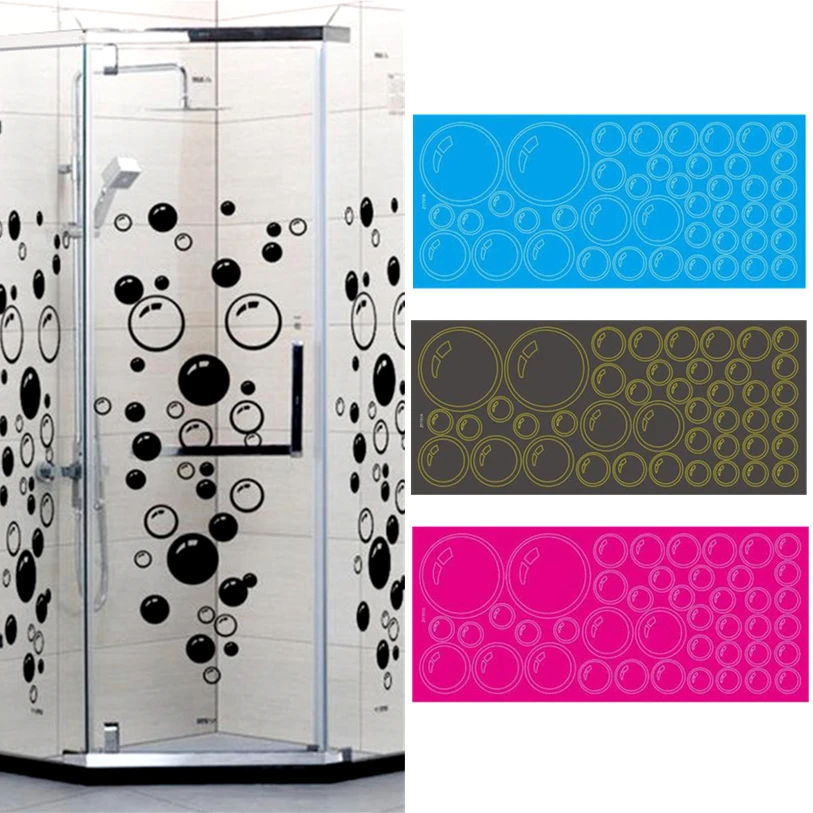 Настенные стикеры s 3 цветов круглые пузырьки съемные обои наклейка на окно в