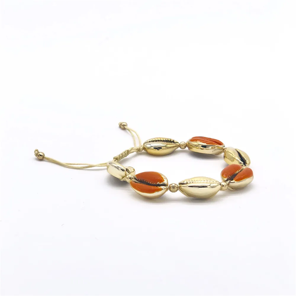 Go2boho Puka Shell браслет женские летние пляжные браслеты ювелирные изделия богемные модные Insta Pulseras Mujer золотые пластины натуральная оболочка