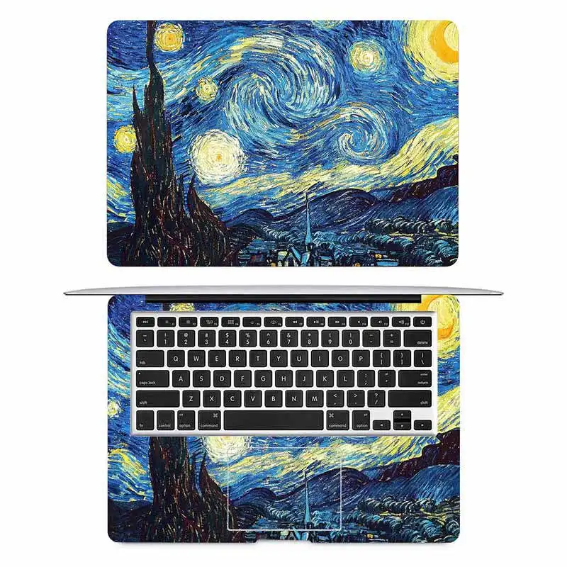 Картина маслом Ван Гога наклейка на ноутбук для Macbook Pro Air Retina 11 12 13 15 дюймов HP Mac Book
