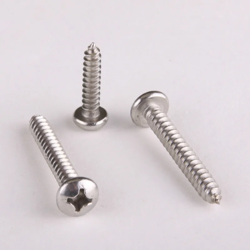 25PCS Stainless Steel 304 Round Head Self-Tapping Screws / Pan Screw M4 * 12 | Обустройство дома