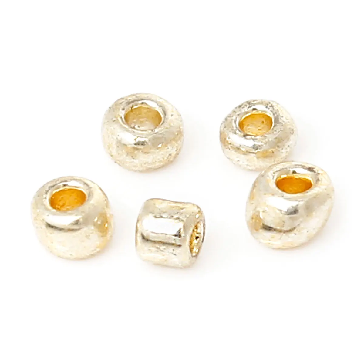 DoreenBeads 10/0 стеклянный бисер цилиндрический золотой цвет сделай сам изготовление
