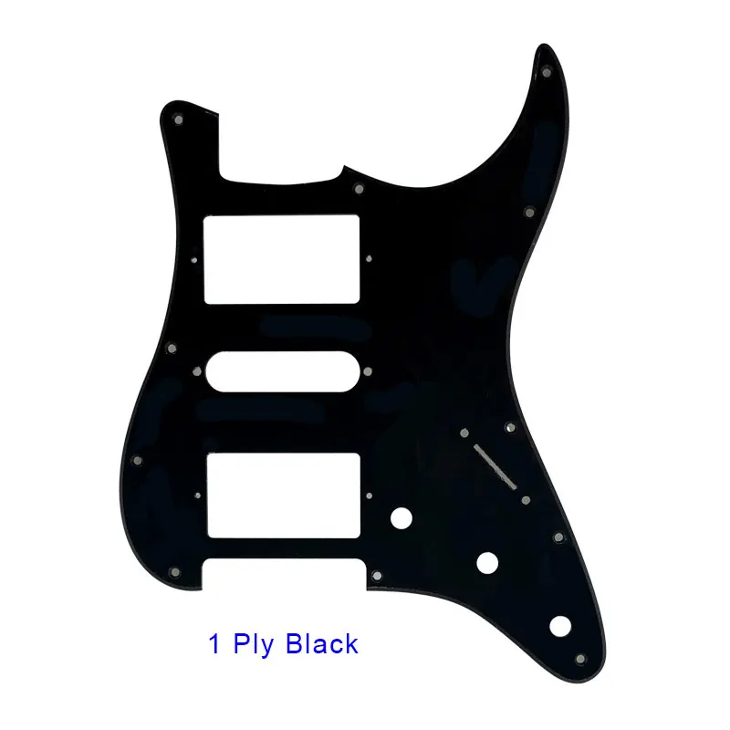 Качественная электрическая гитара Pickguard с 11 отверстиями, пластина с царапинами HSH PAF, катушка хамбакера для США \ Мехико Fd, гитара Stratocaster, запчасти