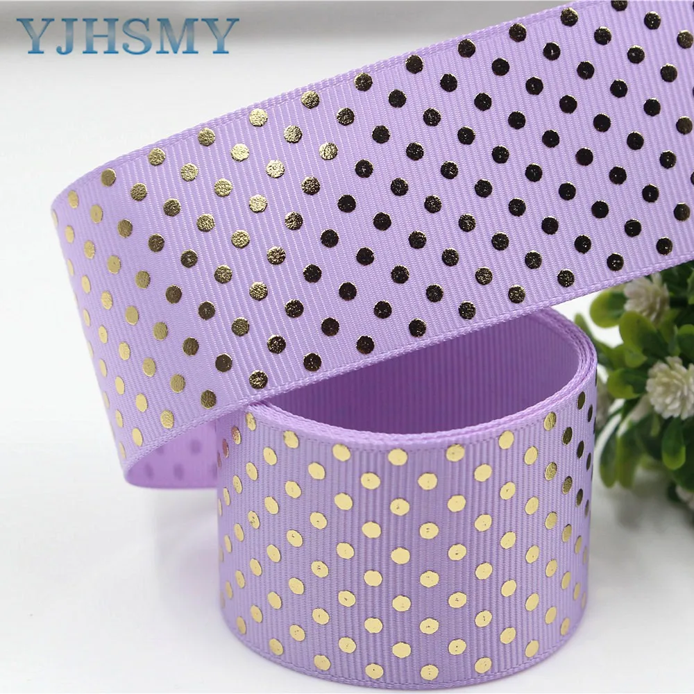 Ленты из фольги золотистого цвета 1710052 38 мм 10 ярдов|foil ribbon|gold foil ribbonprinted grosgrain |
