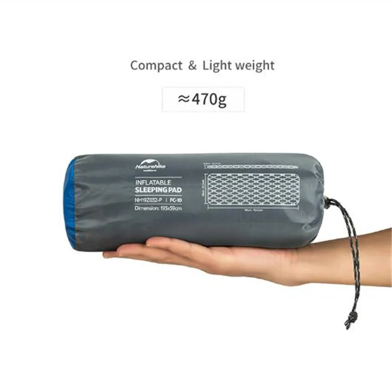 Naturehike нейлоновый ТПУ коврик для сна легкий влагостойкий воздушный матрас