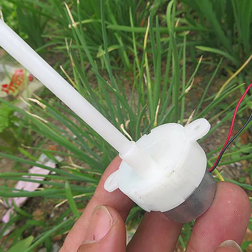 Шестеренчатый двигатель постоянного тока 300, 6-9 в, пластиковый редуктор с длинным валом, редуктор скорости, микро редуктор постоянного тока для моделей «сделай сам», вал диаметром 5 мм, 25-39 об/мин