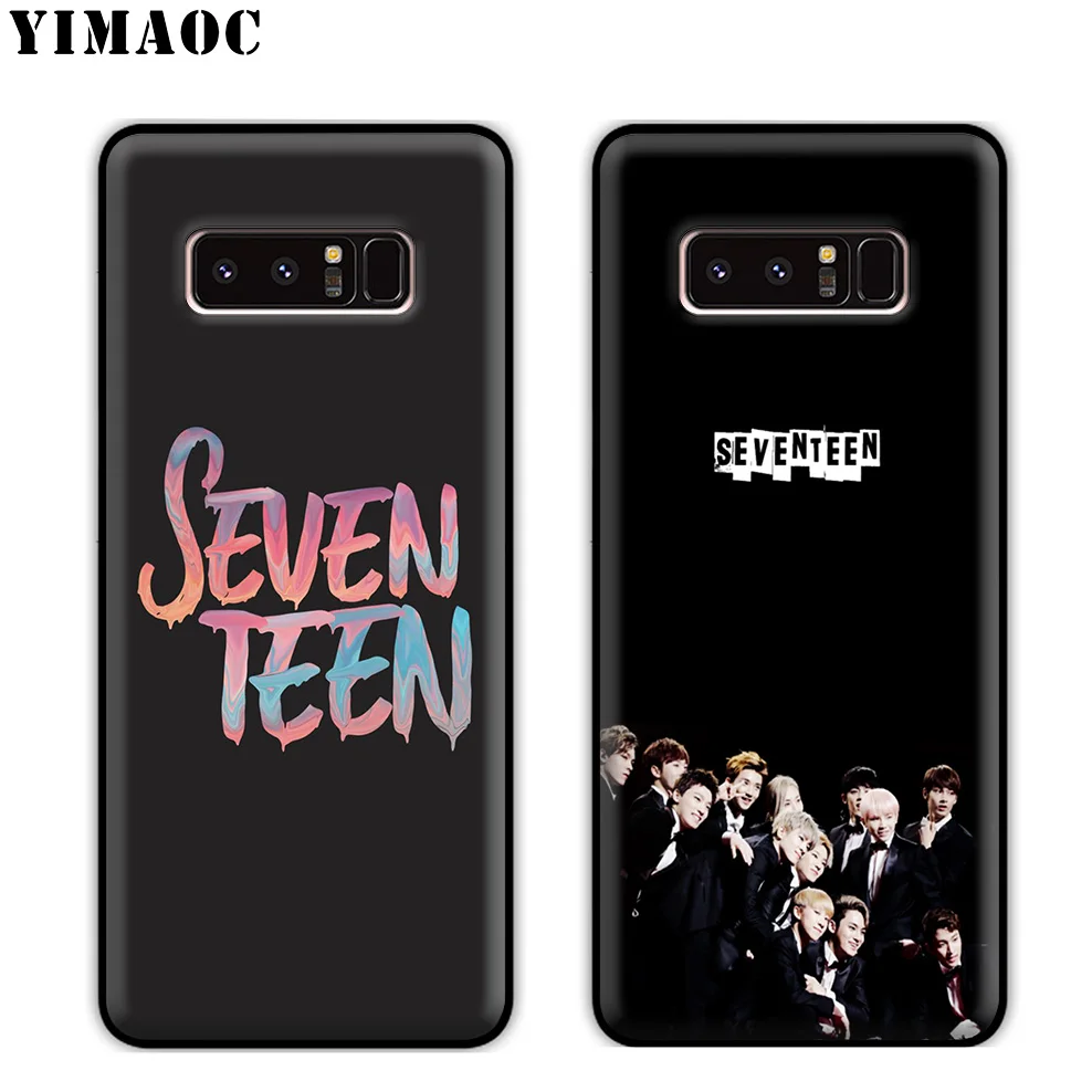 YIMAOC Seventeen Bands Soft Silicone Case for Samsung Galaxy S10 S10e S9 S8 Plus S7 S6 Edge J6 Cover |