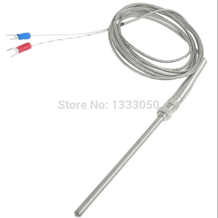 

Free Shipping K Type 10cm Probe Thermocouple Temperature Measurement Sensor 2.0M