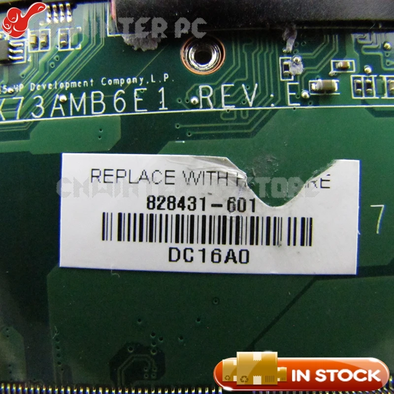NOKOTION 828432 601 материнская плата для HP 455 G3 ноутбука DAX73AMB6E1 A8 7410 CPU Встроенная DDR3|main