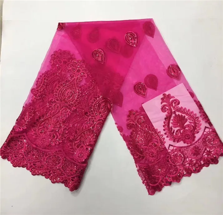 Нигерийские кружевные ткани 2018 золотые африканские фиолетовые шнурки с