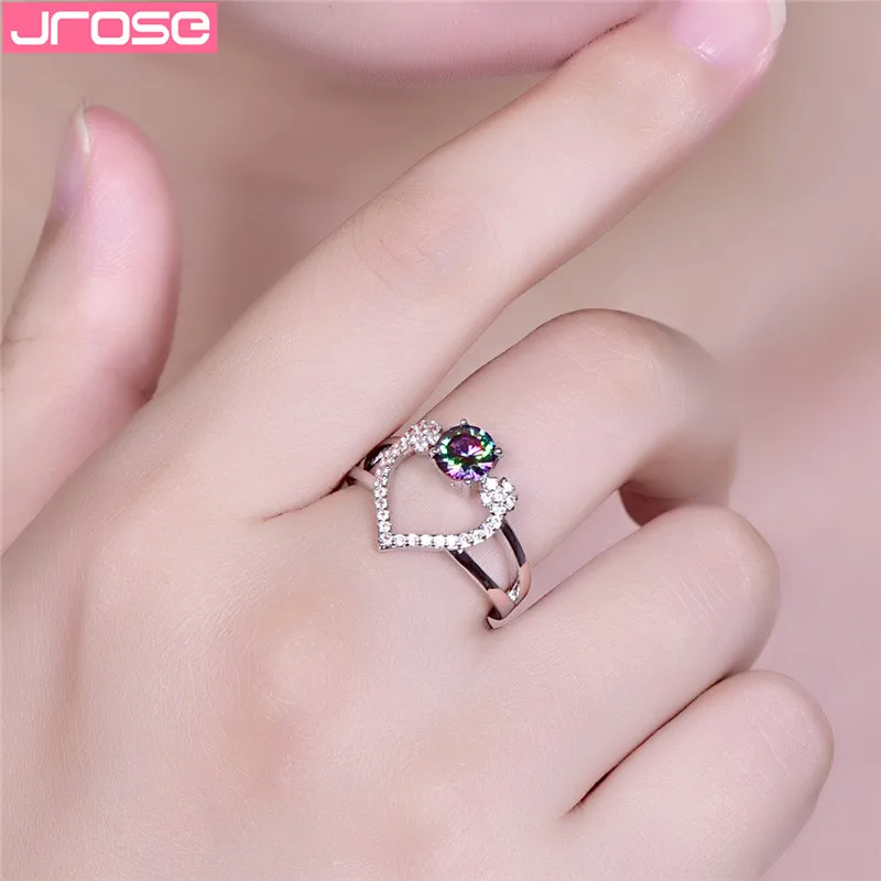 Изящное женское кольцо JROSE для пары свадебное обещание бесконечность вечность