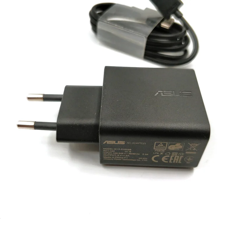 Оригинальное зарядное устройство USB 5 в 2 а EU кабель Micro USB/Type C 100 см для ASUS Zenfone 3