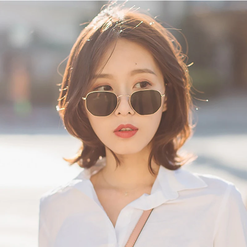 Vintage Sunglasses for Men Women Europe America Style Square Metal Frame Sun glasses Mirror Spectacles Oculos Gafas UV400 K8 | Аксессуары