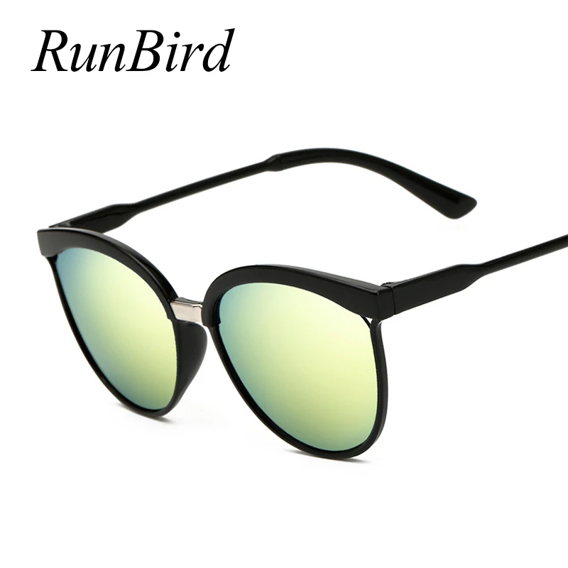Солнечные очки RunBird кошачий глаз для женщин брендовые дизайнерские винтажные