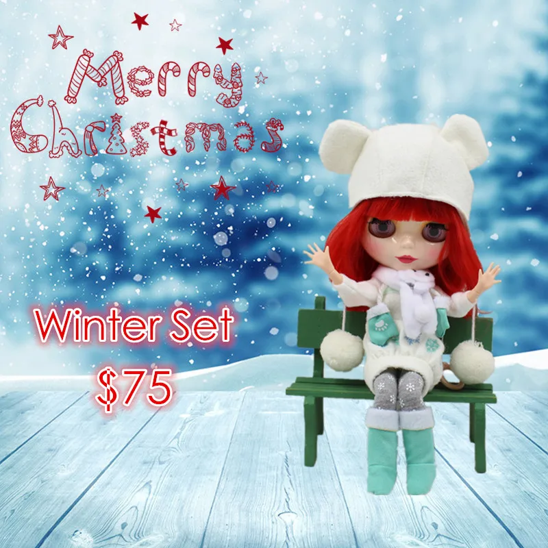 ICY factory шарнирная кукла blyth toy короткие красные волосы блестящее лицо шарнирное тело Рождественский костюм 30 см кукла