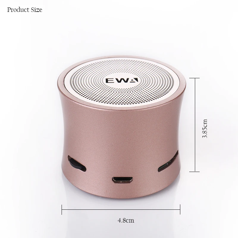 EWa A104 Bluetooth динамик MP3 плеер Пульт дистанционного управления камера портативный динамик металлический USB вход MP3 плеер стерео мультимедийный динамик