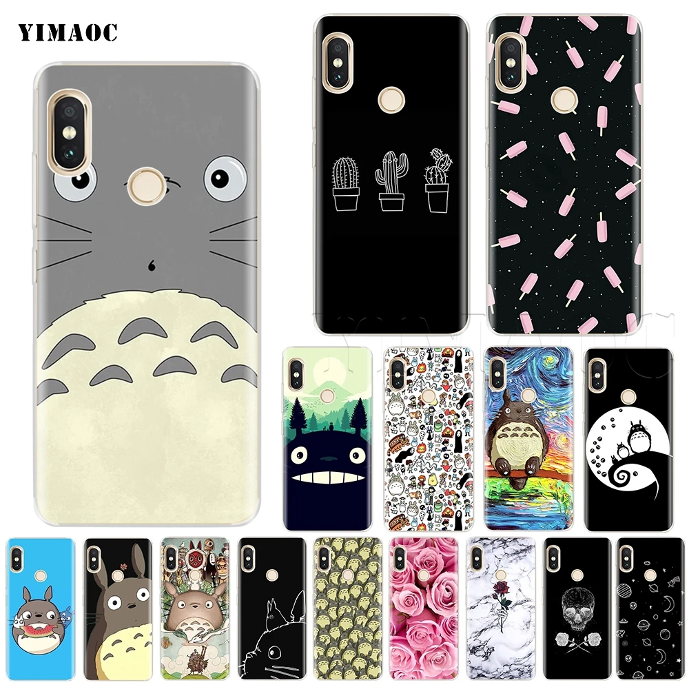Силиконовый чехол YIMAOC для Xiaomi Redmi Note 8 8A S2 4 4x 4a 5 5a 6 7 Go Pro Plus|Бамперы| |