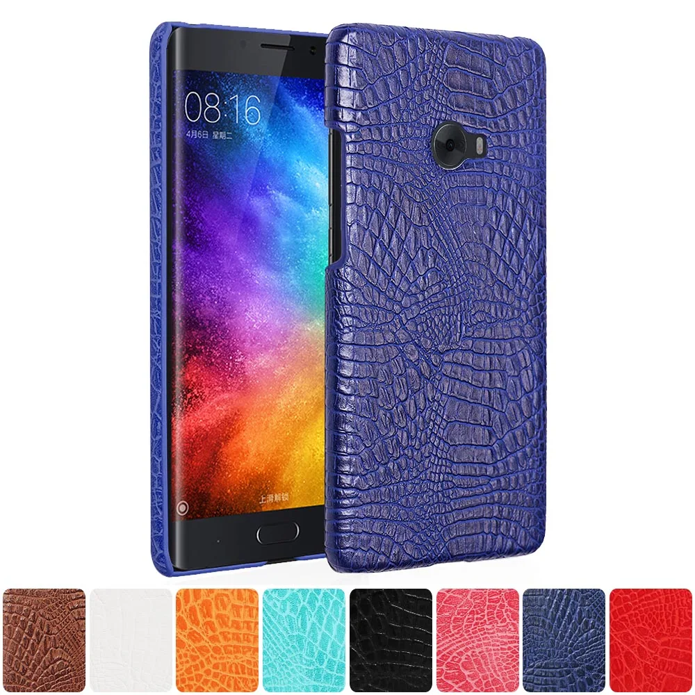 Кожаный чехол для Xiaomi Mi Note 2 чехол-бампер телефона Жесткий Чехол из поликарбоната