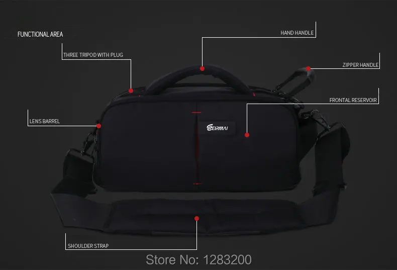 Профессиональный EIRMAI Сумка для камеры DSLR водонепроницаемый рюкзак емкость 1 DSLR 5 линз аксессуары тренога для ноутбука